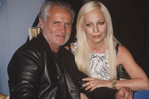 dandy was in the versace show|gianni Versace family.